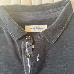 Tommy Bahama Dark Charcoal Polo. XXL